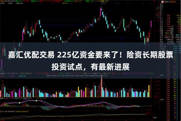 嘉汇优配交易 225亿资金要来了！险资长期股票投资试点，有最新进展